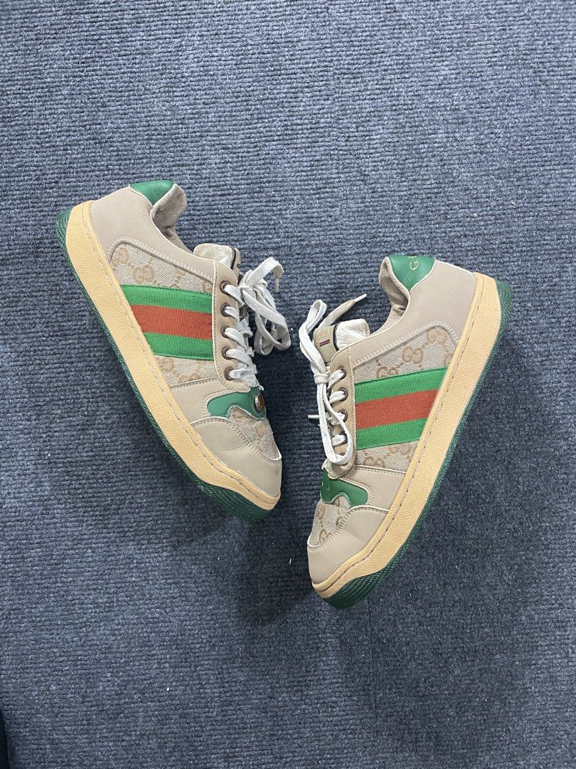 Gucci screener sneaker (Category: Sneakers & Footwear) located in Cagayan de Oro. Submitted by mrs.dani (Listing ID 1470281044, Image 1). Description: Gucci screener sneaker Size 42 Excellent condition Issue: missing hardware Dm for more details n .