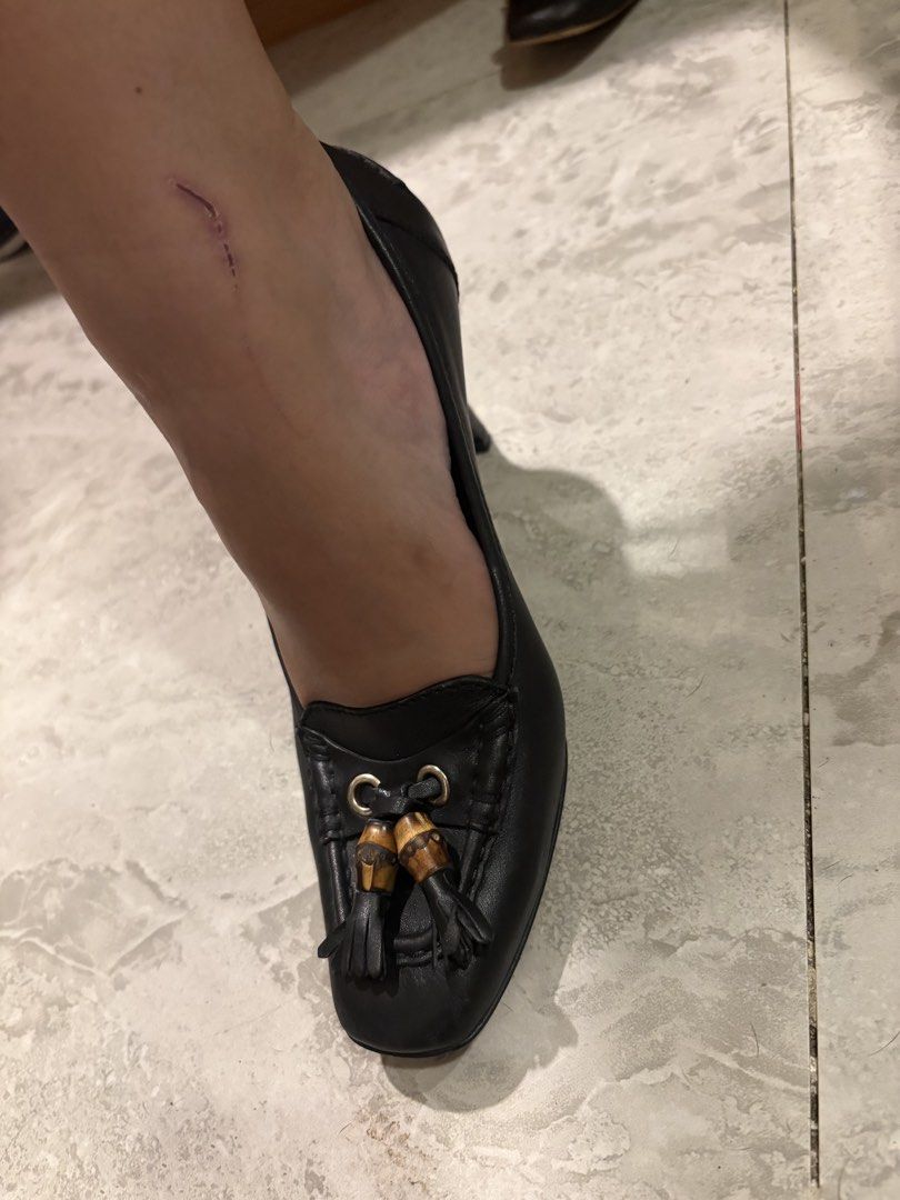Gucci Vintage Heel (Category: Sneakers & Footwear) located in Danao, Cebu. Submitted by ThriftyFindGoods (Listing ID 1470193374, Image 3). Description: Very Good Condition Normal sign of use Ukay Source 3inches heel MOP-Gcash Courier-JRS ONLY.