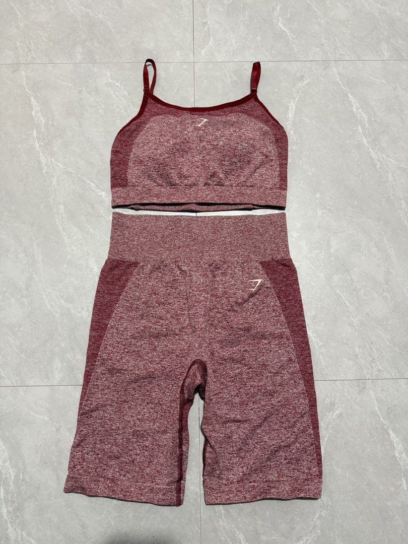 Gymshark Flex Strappy sports set (Category: Activewear) located in Calumpit. Submitted by Essentiality (Listing ID 1470241523, Image 1). Description: Gymshark Flex Strappy sports set ₱1,500.