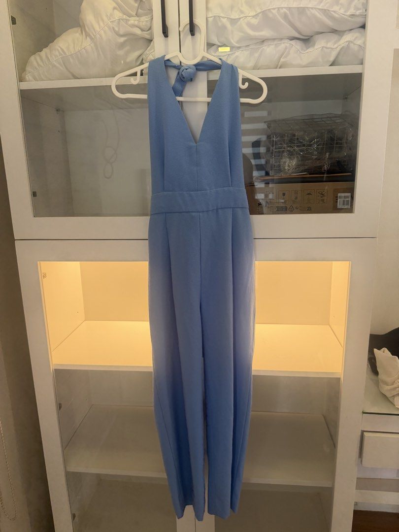 Halter jumpsuit (Category: Sleeveless) located in Quezon City. Submitted by destashingmycloset (Listing ID 1470247624, Image 1). Description: .