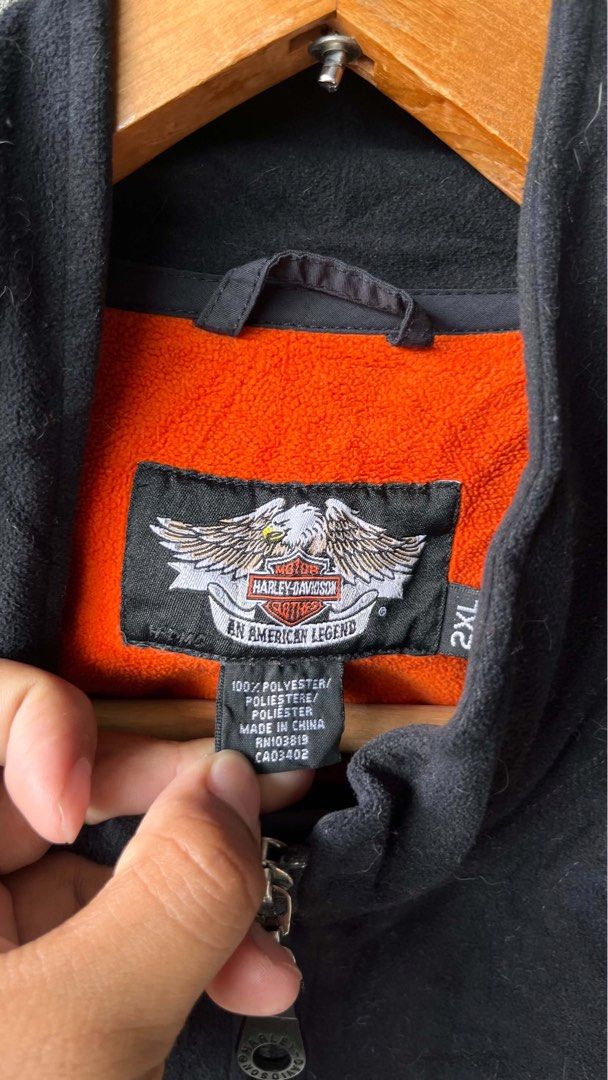 Harley Davidson Fleece Zip-Up Jacket (Category: Coats, Jackets and Outerwear) located in Cabuyao City. Submitted by kisyana (Listing ID 1470160400, Image 3). Description: .