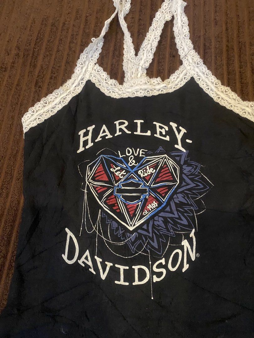 Harley davidson Top Dimes:13x20 (Category: Sleeveless) located in Surigao. Submitted by japowns (Listing ID 1470283879, Image 2). Description: Harley davidson Top Dimes:13x20.