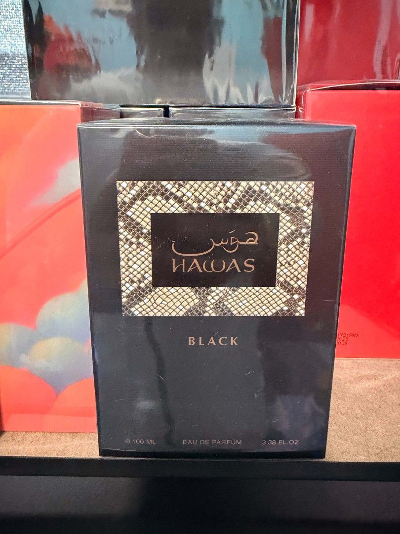 Hawas Frag (Ice, Black, For Him and Fire) (Category: Fragrance & Deodorants) located in Paranaque City. Submitted by barbs24 (Listing ID 1470227533, Image 3). Description: Onhand Hawas Ice-1600 For Him-1600 Black-1800 Fire-2300.