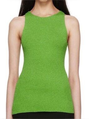 Helmut Lang Knit Tank Top (Category: Others Tops) located in Manila. Submitted by whowearsstreetwear (Listing ID 1470328430, Image 2). Description: Helmut Lang Knit Tank Top - Size: Medium on tag (measurements in inches) W - 15 L - 28 Condition: Excellent Flaw/s: none Stretchable material + shipping fee Location: Manila (Near UST).