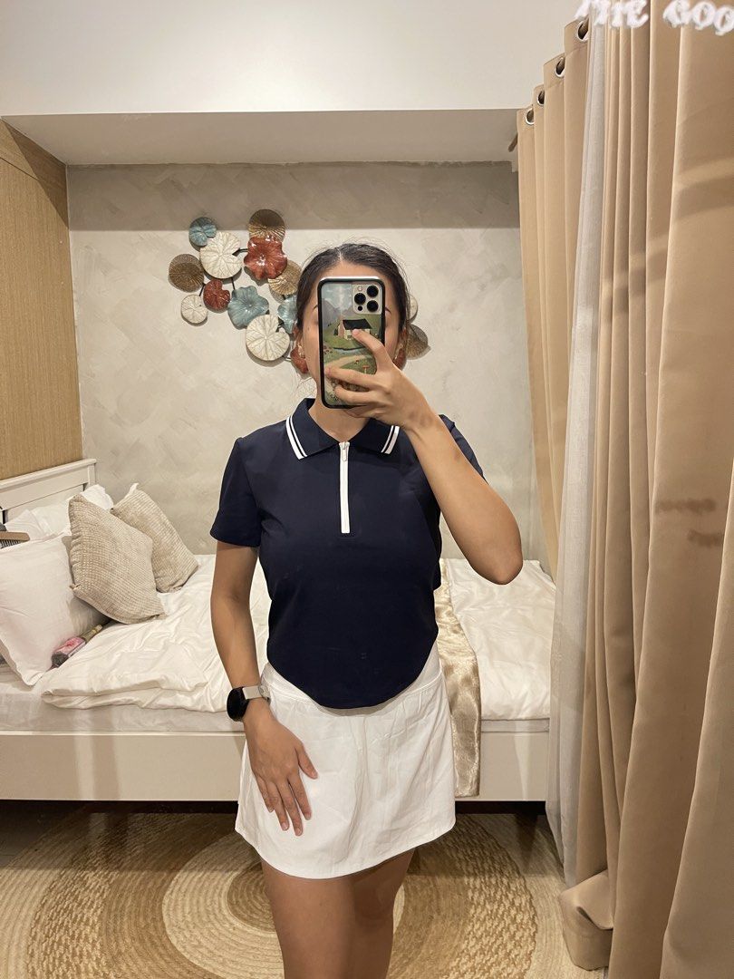 High Waist Mini Skirt Activewear (Category: Activewear) located in Quezon City. Submitted by everythingmustgo__ (Listing ID 1470236230, Image 2). Description: Brand new with tags Size: mediuem Best fit: xs-semi m frames Color: white Best for pickleball/tennis ‼️ firm with price. low ballers will not be entertained ‼️.