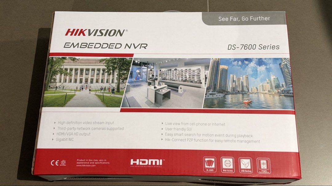 Hikvision DS-7600 Series Embedded NVR, Furniture & Home Living ...