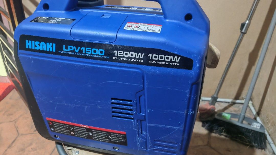 Hisaki LPV1500 Super Quiet Inverter Generator, TV & Home Appliances ...
