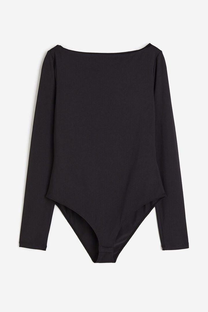 H&M Black Long Sleeve Bodysuit Size S (Category: Longsleeves) located in Dasmarinas. Submitted by triciascloset__ (Listing ID 1470259739, Image 1). Description: -unused.