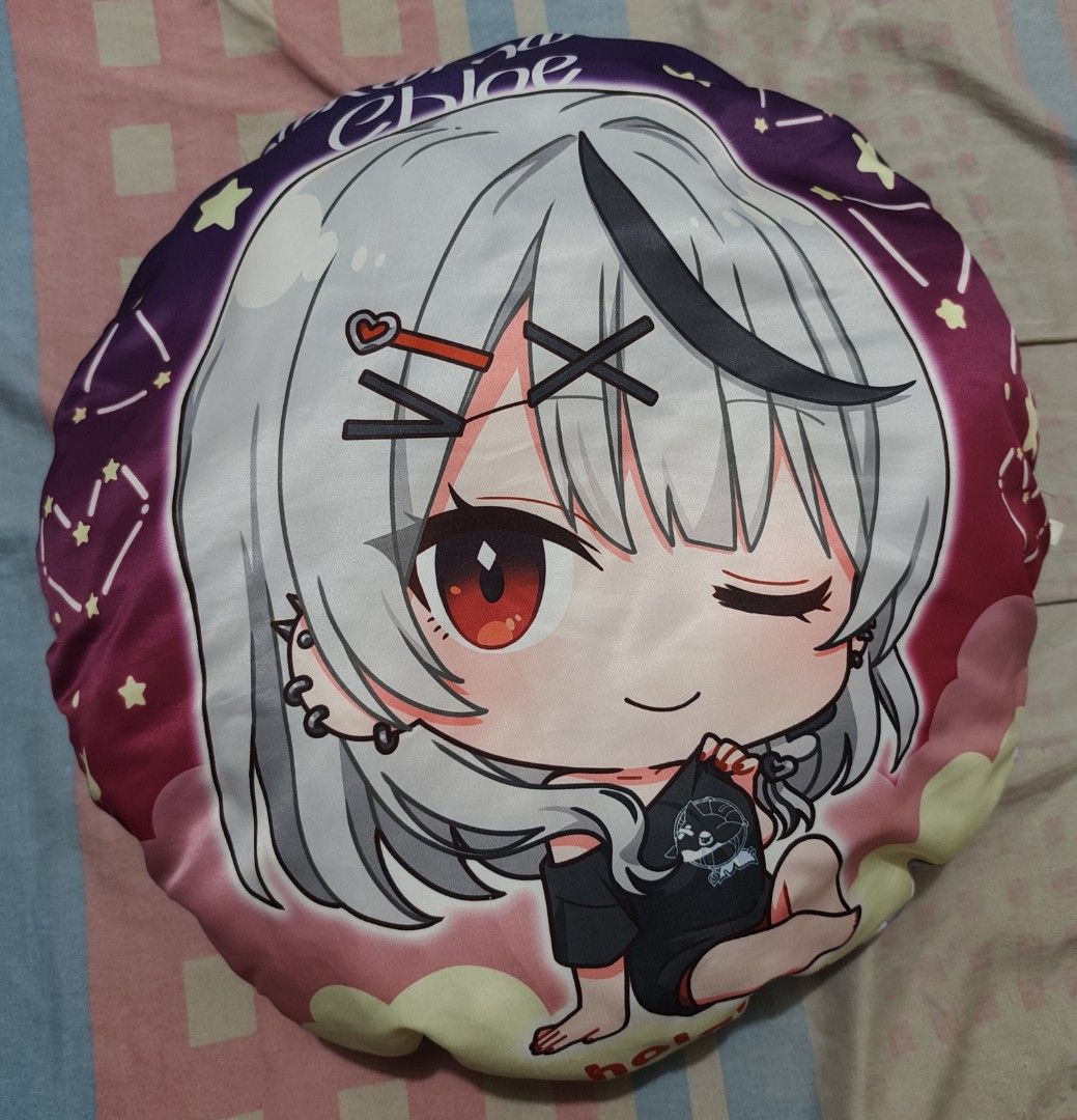 Hololive - Sakamata Chloe Round cusion/pillow (Category: Character Goods) located in Manila. Submitted by jbsantos_ (Listing ID 1470326823, Image 1). Description: issue: - no paper tag Location: Malinta, Valenzuela ‎"Door pick-up is allowed" [note: Buyer shoulder shipping fee] ‎Shipping & MoP ‎- Lalamove: Gcash ‎- LBC: Gcash ‎(or buyer Book shipping) ‎‎[Available schedule: Sun, Mon, Thurs, Fri] ‎"Message for more info or other pics".