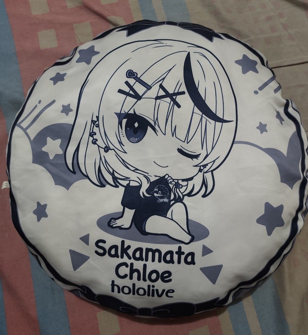 Hololive - Sakamata Chloe Round cusion/pillow (Category: Character Goods) located in Manila. Submitted by jbsantos_ (Listing ID 1470326823, Image 2). Description: issue: - no paper tag Location: Malinta, Valenzuela ‎"Door pick-up is allowed" [note: Buyer shoulder shipping fee] ‎Shipping & MoP ‎- Lalamove: Gcash ‎- LBC: Gcash ‎(or buyer Book shipping) ‎‎[Available schedule: Sun, Mon, Thurs, Fri] ‎"Message for more info or other pics".