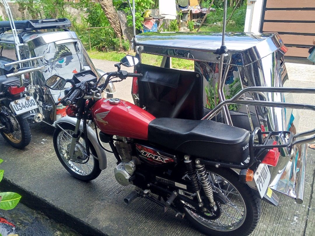 Honda TMX With Pure stainless side car (Category: Motorbikes for Sale) located in Manila. Submitted by kukivebi (Listing ID 1470158739, Image 3). Description: RUSH FOR SALE HONDA TMX WITH PURE STAINLESS SIDE CAR NO ISSUE COMPLETE PAPERS PRIVATE TRICYCLE NAKA REHISTRO MAY PLAKA CALL 09322382502 LOC. DEPARO NORTH CALOOCAN.