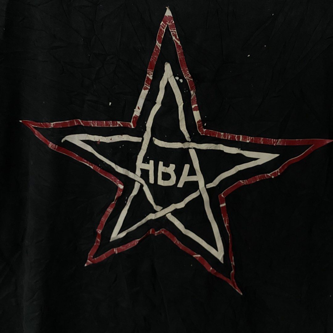 Hood by Air HBA Star Tshirt (Category: Tshirts & Polo Shirts ) located in Las Pinas. Submitted by declutter_thing69 (Listing ID 1470186349, Image 3). Description: Hood by Air HBA Star Tshirt Medium Minimal crack print good condish width 19 inches length 27 inches shoulder 19 inches sleeve 8 inches.