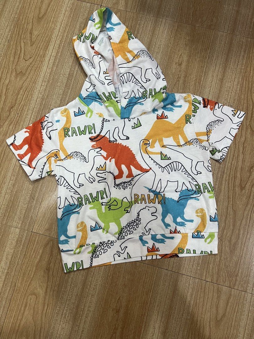 Hoodie dinosaur top for boys (Category: Babies & Kids Fashion) located in Angeles City. Submitted by pampanga.reloved (Listing ID 1470168957, Image 1). Description: .
