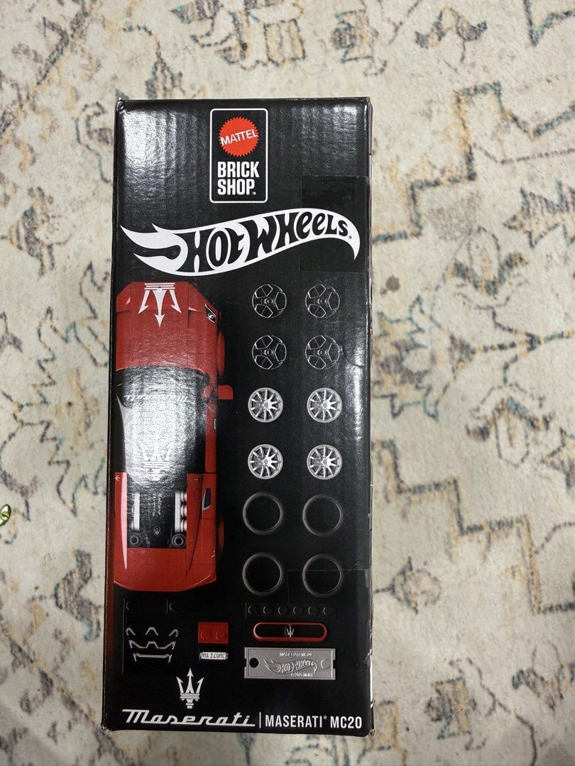 Progressive Brick Hot Wheels Mattel Brick Shop Maserati MC20 Building Set, Toys ...