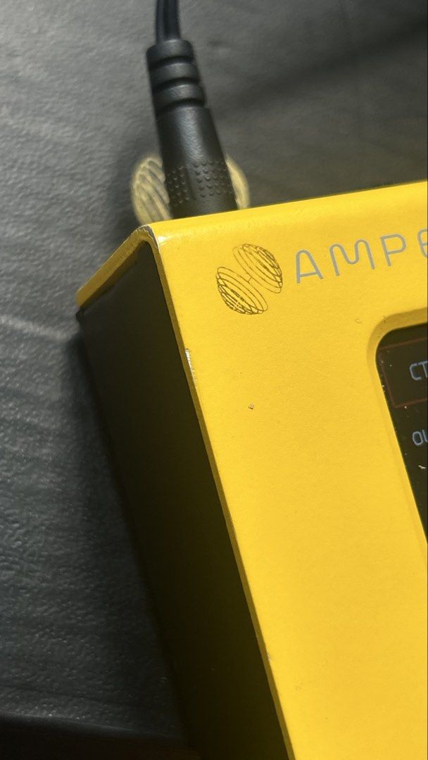 Hotone Ampero Mini Amp Modeler Effects Processor (Category: Musical Instruments) located in Manila. Submitted by kiel31. (Listing ID 1470201269, Image 3). Description: - Model: Hotone Ampero Mini Multi-Effects Processor - Color: Vibrant Yellow - Condition: Fully functional, minor paint chipping near the edges from normal usage - Features: Clear screen, dual footswitches, and smooth rotary control - Inclusions: Comes in the original black Hotone b