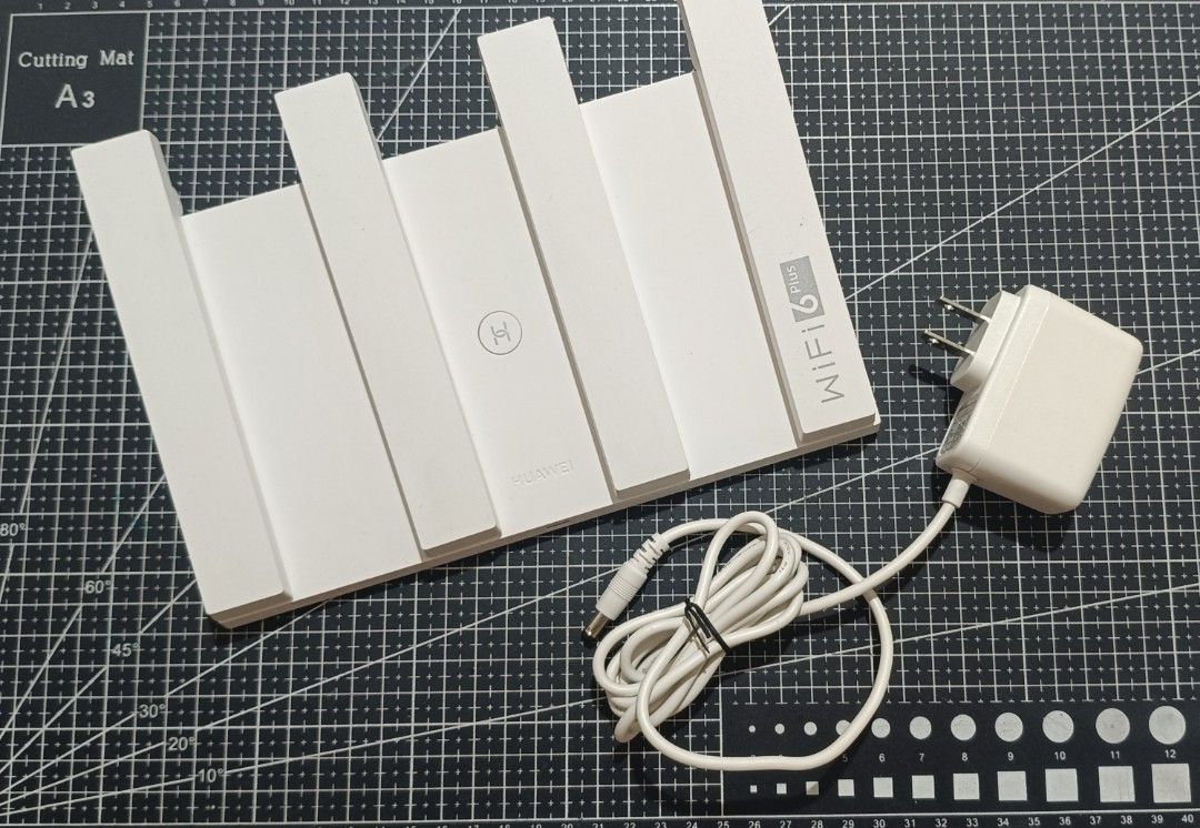 Huawei AX3 WiFi 6 Router (Category: Networking) located in Manila. Submitted by ken.zie (Listing ID 1470333147, Image 3). Description: Selling these Huawei wifi 6 routers for 1500 each! In good working condition Router and power adaptor only Payment can be made via GCash, Maya or Bank Transfer. Shipping is possible via Lalamove, Grab or Angkas within MM. J&T if outside MM. Buyer shoulders shipping fee..