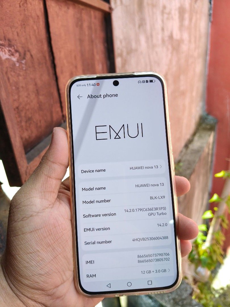 HUAWEI NOVA 13 (Category: Huawei) located in Manila. Submitted by raffiel181 (Listing ID 1470155877, Image 2). Description: HUAWEI NOVA 13 256GB 12GB+3GB HiSilicon Kirin 8000 (7nm) 5000mAh long battery Life Fingerprint on display✅ Face Unlock ✅ No history repair No issue.