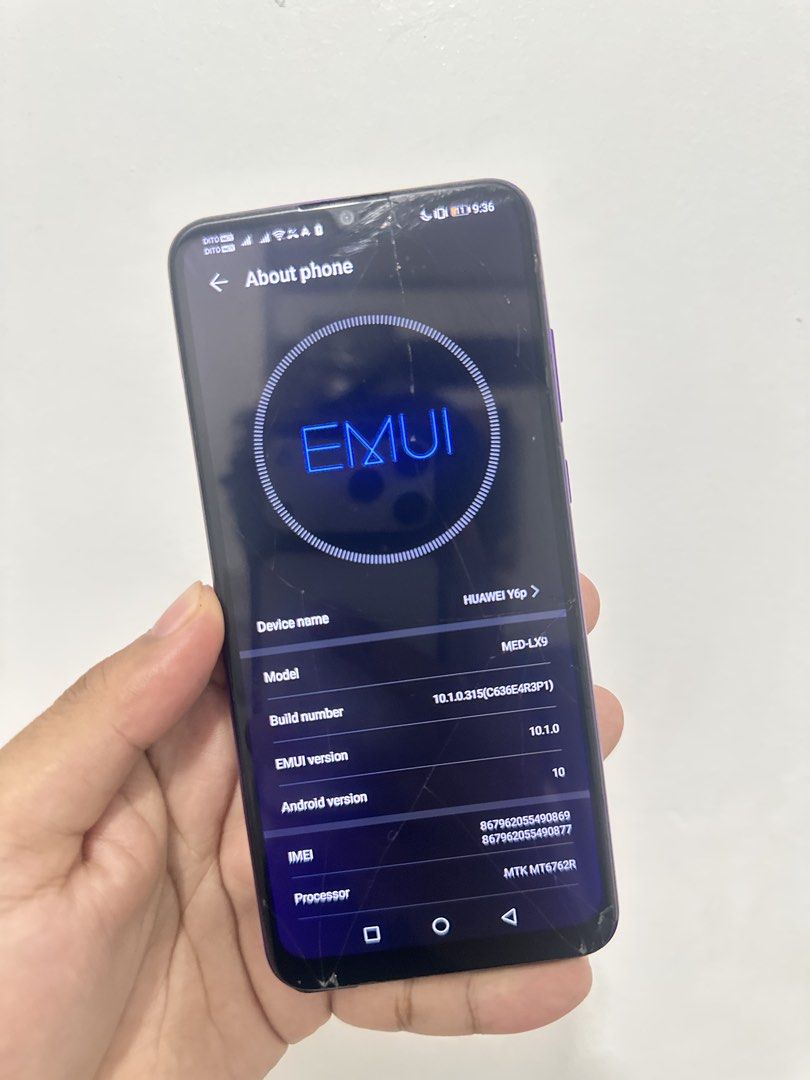 Huawei Y6p (Category: Huawei) located in Manila. Submitted by jim_arki (Listing ID 1470291659, Image 1). Description: HUAWEI Y6P FOR SALE! P1,499 NEGOTIABLE! Looking for an affordable and reliable backup phone? Baka ito na! * SPECS: • 4GB RAM • 64GB ROM • Long-lasting battery ✅Full functioning ✅No ghost touch ✅Clear display, no lines or black spots ✅Matagal malowbat ✅Good for backup phone, school use, calls, texts, browsing, YouTube, music, and e