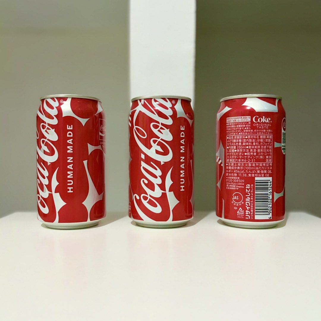 HUMAN MADE × COCA-COLA 350ml Original Taste (Category: Designer & Blind Box Toys) located in Santa Rosa. Submitted by shikaricollectibles (Listing ID 1470200524, Image 1). Description: For Sale! HUMAN MADE × COCA-COLA Two iconic brands unite in an exclusive collaboration, combining HUMAN MADE’s signature aesthetic with Coca-Cola’s timeless taste. Human Made x Coca-Cola (350ml) Price: ₱350 each Location: Santa Rosa, Laguna/ Cubao, QC MOD: J&T/ LBC