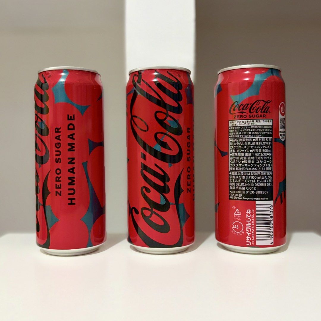 HUMAN MADE × COCA-COLA 500ml Zero Sugar (Gunmetal), Toys & Collectibles ...