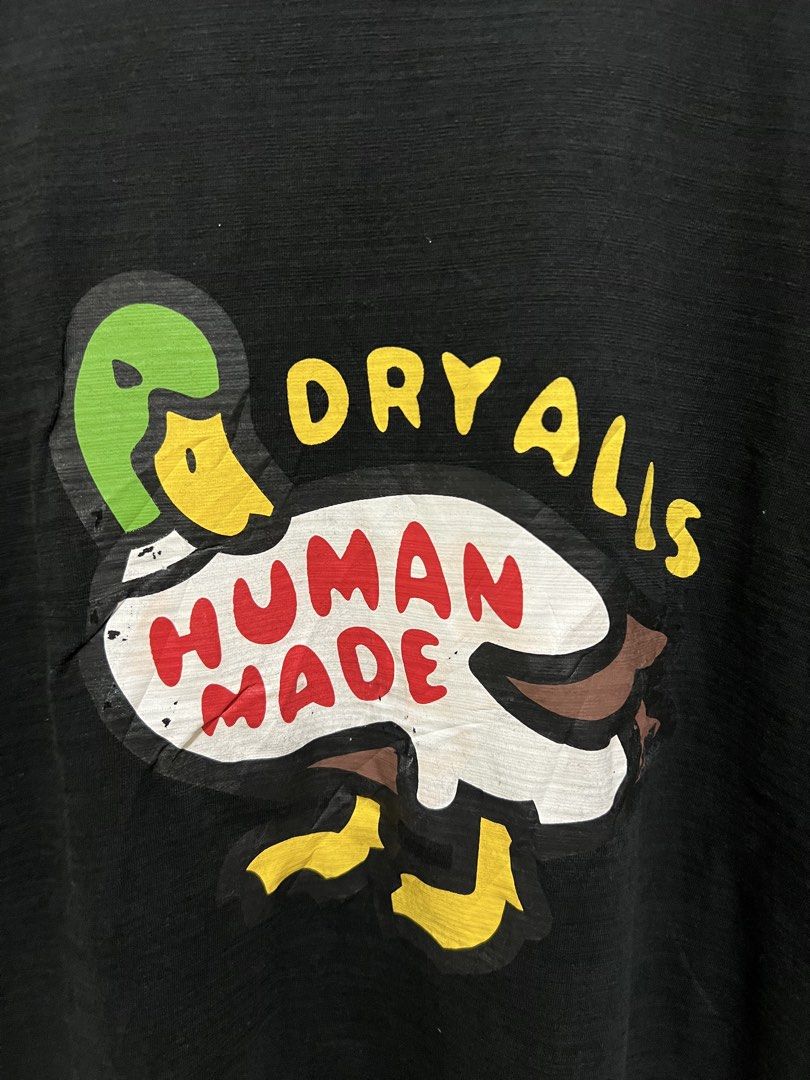 Human Made Dry Alls Black Shirt (Category: Formal Shirts) located in Manila. Submitted by thriftpoint99 (Listing ID 1470246260, Image 3). Description: 25x30.5 Issue crack print Good condition.