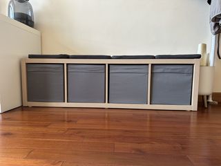 IKEA KALLAX 4x2 Shelving Unit Bookcase Storage, 傢俬＆家居, 傢俬, 櫃子、組合櫃及置物架 ...