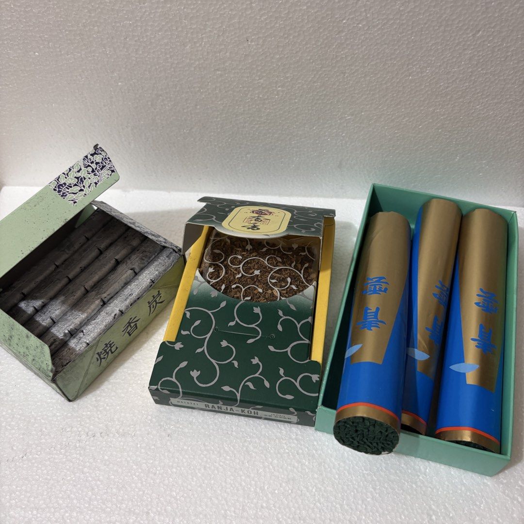 Incense Set/Japan Incense Set (Category: Other Home Decor) located in Quezon City. Submitted by lee.selection (Listing ID 1470292352, Image 2). Description: Incense Set/Japan Incense Set from japan surplus incense stick, loose, charcoal wysiwyg as is 150php set .