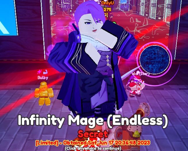 Infinity Mage Evo Anime Adventure Roblox, Video Gaming, Gaming ...