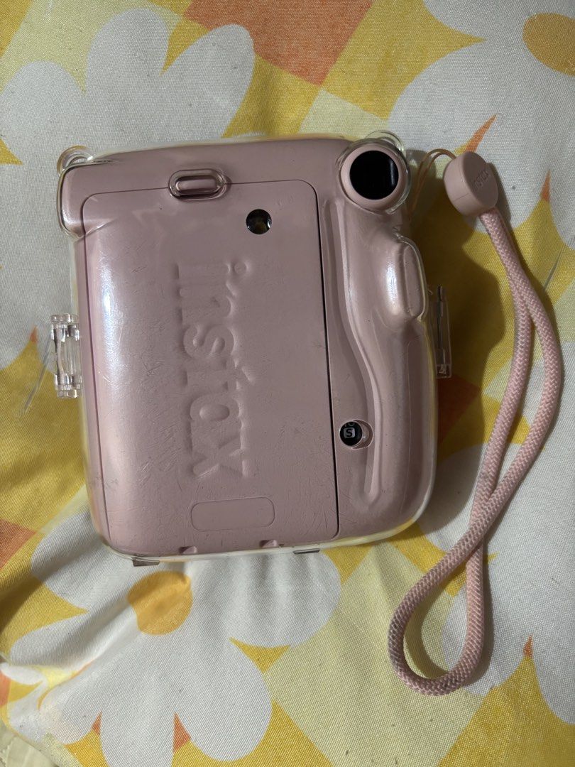 Instax Mini 11 Blush Pink (Category: Cameras) located in Manila. Submitted by sha0220 (Listing ID 1470279130, Image 2). Description: * Functionality: Fully working * Inclusions: Camera, strap, camera case, and batteries * Original box: Not included *RFS: No longer using / Decluttering.