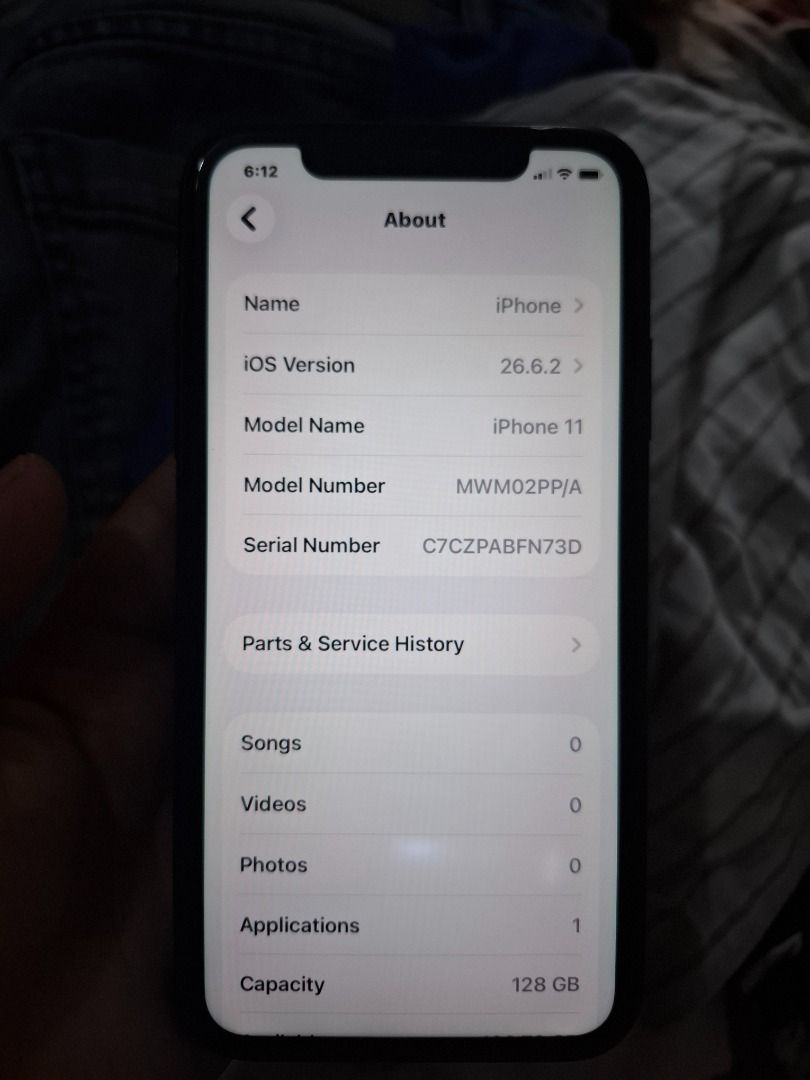 Iphone 11 (Category: iPhone 11 Series) located in Caloocan City. Submitted by richyorencia (Listing ID 1470255461, Image 3). Description: Decluttering No issue No past repair 63% battery health Lightning cable pa gamit. Charger not included Negotiable.