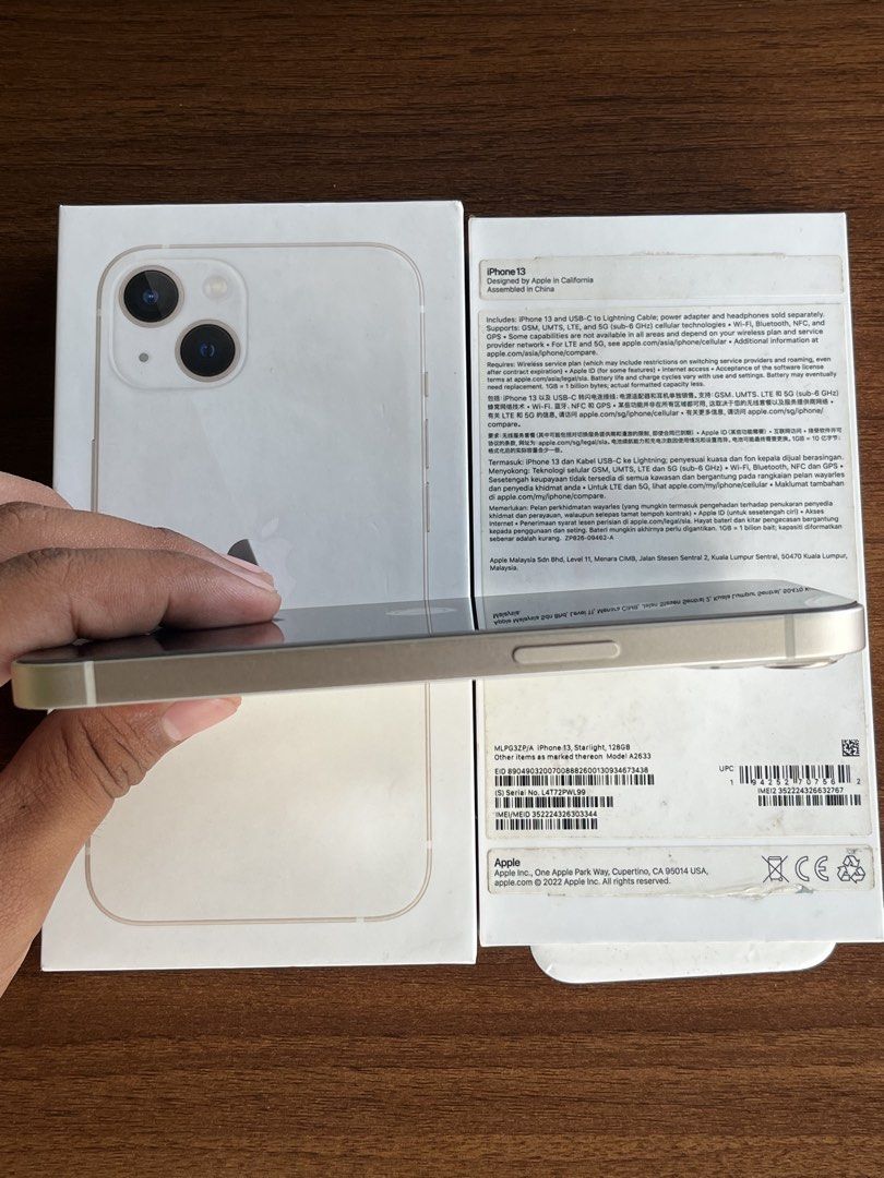 iPhone 13 128gb STARLIGHT (Category: iPhone 13 Series) located in Manila. Submitted by iswitch (Listing ID 1470279978, Image 3). Description: ₱15,800 For SALE or SWAP to lower ios!!🍎 iPhone 13 128gb STARLIGHT With Diagnostic Results✅ ZP/A variant Smart/TNT Sim Only iOS version 27.0.1 Truetone ✅ Face ID✅ 85% battery health🔋 All workings No issue✅ No repair history✅ NTC Approved🇵🇭 Inclusion: Unit Case Original Box Unli check upon meet up No ret