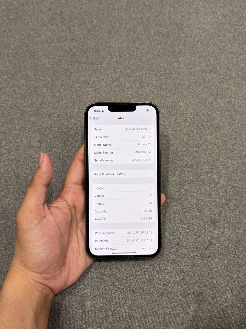 iphone 13 green (Category: iPhone 13 Series) located in Manila. Submitted by shei.fsyas (Listing ID 1470298878, Image 2). Description: iphone 13 green 128gb 77BH open line local variant no history of repair unit only.