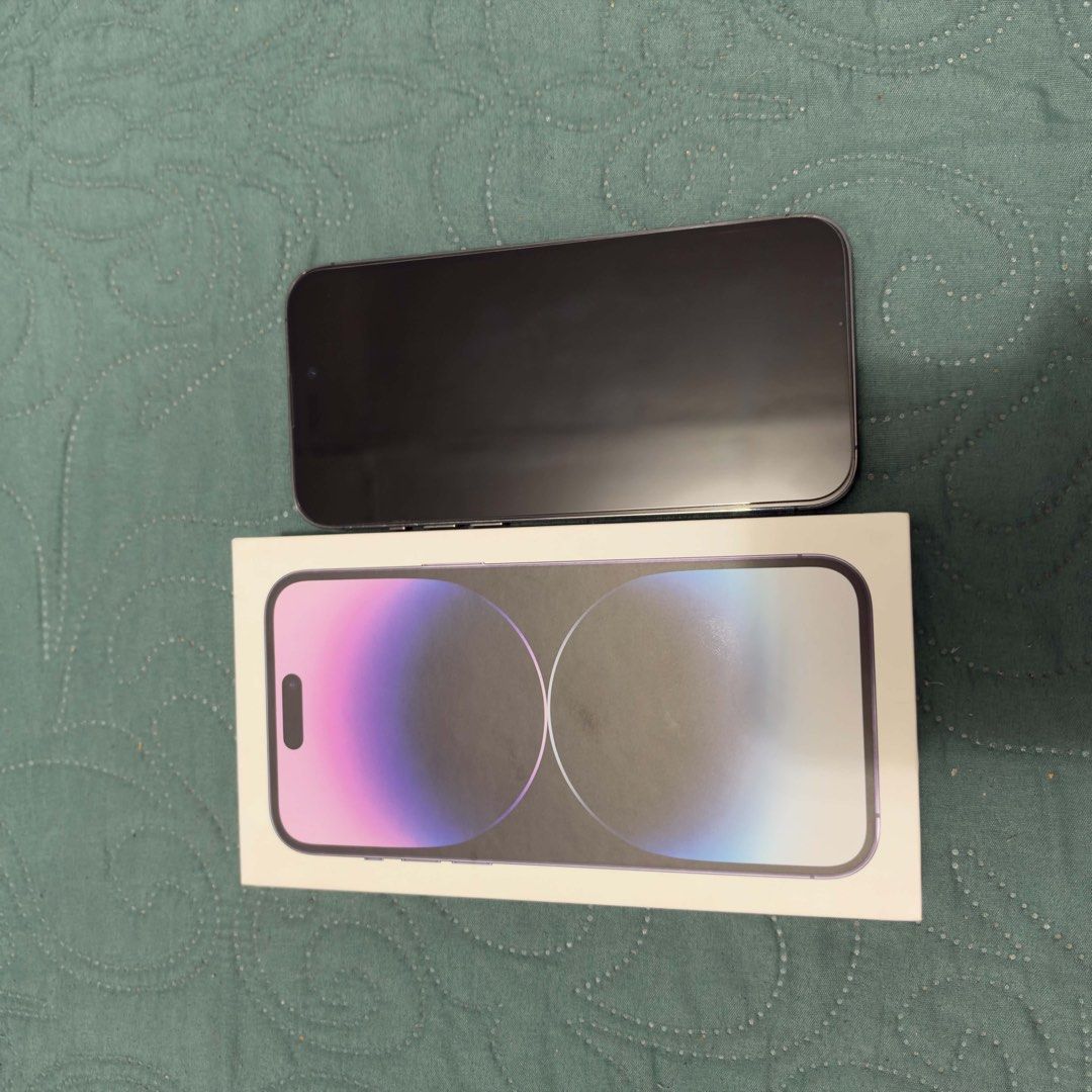Iphone 14 Pro Max 128GB Deep Purple (Category: iPhone 14 Series) located in Las Pinas. Submitted by rhyssrodriguez (Listing ID 1470292089, Image 2). Description: No charger included Can provide the box as well. .