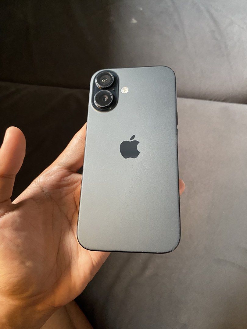 iPhone 16 (92% batt health) (Category: iPhone 16 Series) located in Angeles City. Submitted by adhi30 (Listing ID 1470213483, Image 1). Description: Sale iPhone 16 128gb 92% batt health Comes with cases, screen protector and box. No issue and never been repaired po. ‘Di pinang gi-game pang picture picture lang and social media..