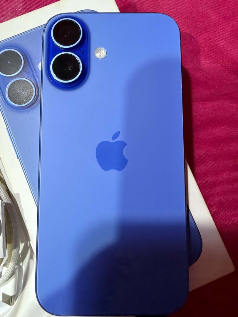 iPhone 16 | Complete | 128gb (Category: iPhone 16 Series) located in Quezon City. Submitted by callmeo (Listing ID 1470345524, Image 3). Description: 📱 FOR SALE: iPhone 16 Ultramarine Blue | 128gb 💰 ₱30,000 • Battery Health: 89% • Cycle Count: 582 • First Use: April 2025 • Battery Health: Normal • Inclusions: Box, charging cable, cases 📍 Meet-up: San Juan / Cubao / Project 4, QC PM for inquiries! 😊.