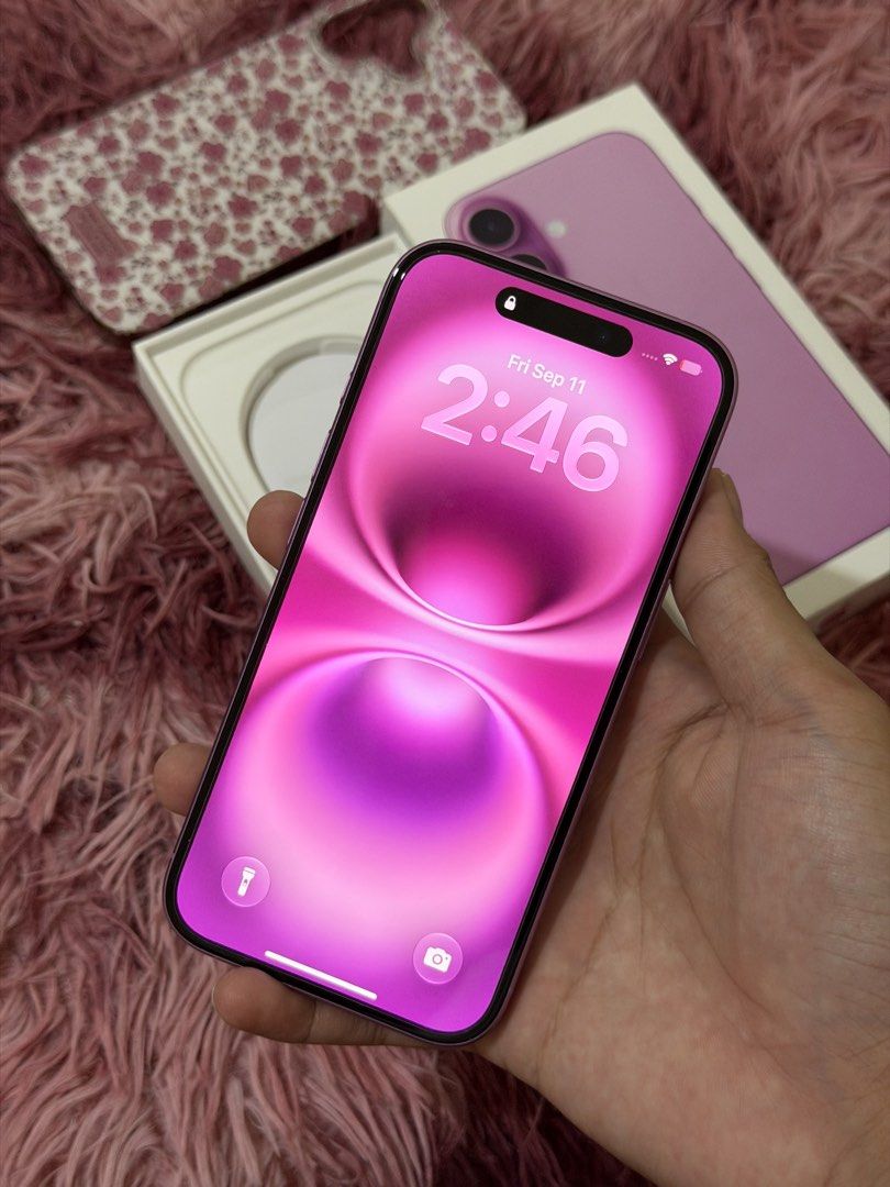 iPhone 16 Pink 128GB (Category: iPhone 16 Series) located in Manila. Submitted by john.stefano (Listing ID 1470341788, Image 2). Description: FOR SALE / SWAP iPhone 16 Pink | 128GB Apple Warranty until March 2027 100% Battery Health Z/PA Local Variant / NTC Approved🇵🇭 No history of repair / All orig parts Openline / No sim restriction LBC po sa malayo, (Video Call first) Meet up places📍 Metro Manila Cavite / Laguna Bulacan or Outside Metro Man