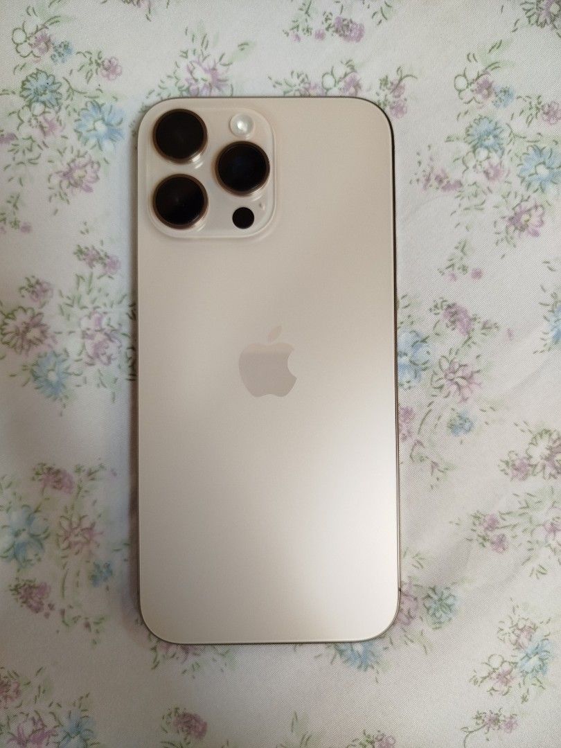 iphone 16 pro max 256 gb (price negotiable) (Category: iPhone 16 Series) located in Iloilo. Submitted by angelikaja52826 (Listing ID 1470324997, Image 2). Description: IPHONE 16 PRO MAX 256 GB DESERT TITANIUM - 100% battery health / 164 cc (first used april 2025) - no issues, good as new (ginagamit ko lang talaga siya pang pics & vids esp if concerts) - open line - inclusions: original box and free cases dm for more deets and pics (can transact o