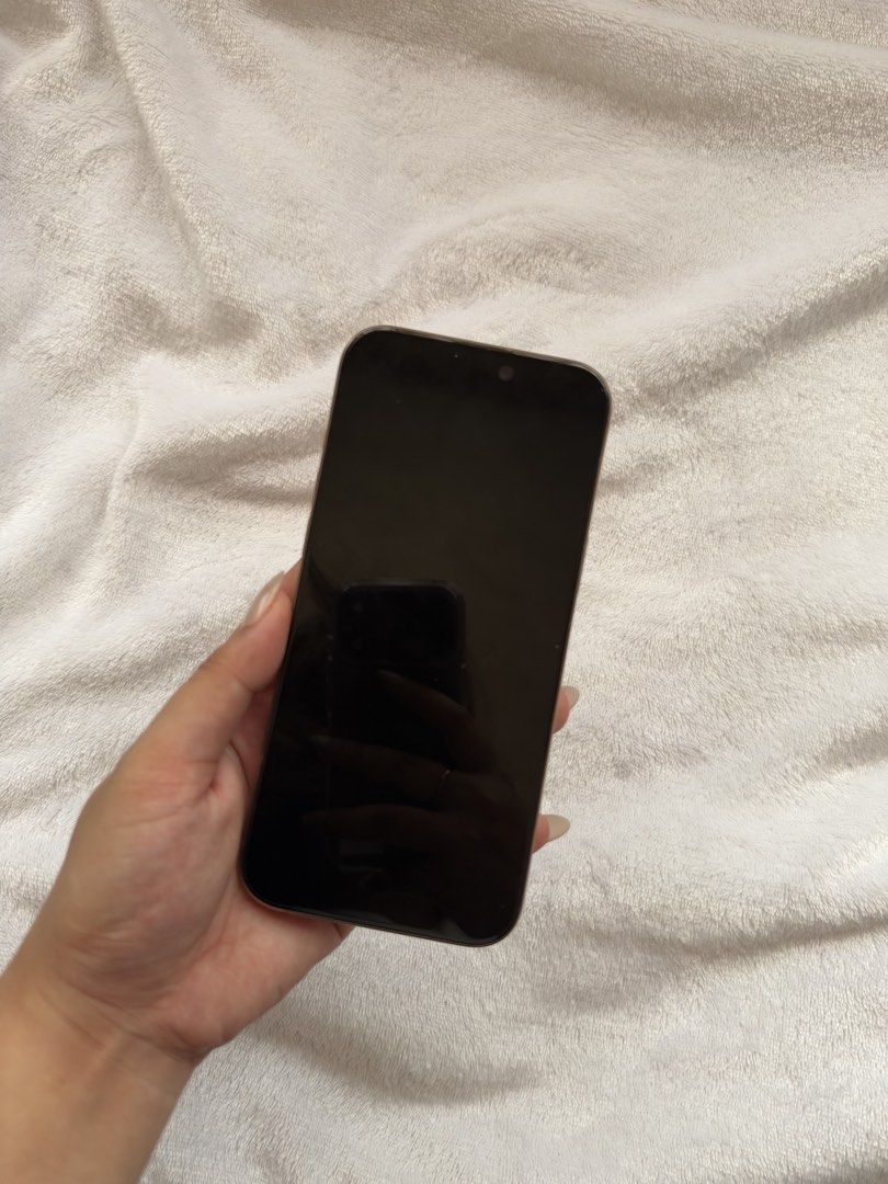iPhone 16 Pro Max 512GB (Dessert Titanium) (Category: iPhone 16 Series) located in Muntinlupa City. Submitted by jllngnzls (Listing ID 1470295827, Image 2). Description: US Variant SIM: eSIM only Storage: 512GB Factory Unlocked / Openline Battery Health: 89% (Replaced Battery) Condition: Good Inclusions: Unit, chord and cases only Battery has been replaced; battery/part status is unverified. Price is negotiable for sure buyers..