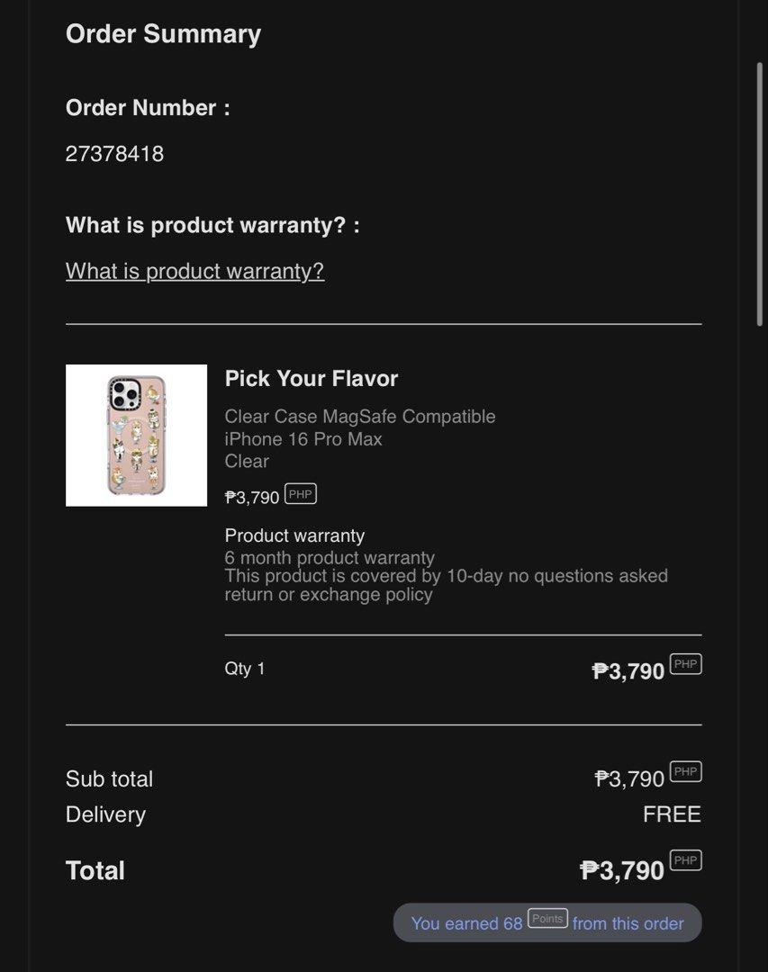 Iphone 16 Pro Max Official Casetify Mofusand (Category: Cases & Sleeves) located in Paranaque City. Submitted by shopmyquahloset (Listing ID 1470292512, Image 3). Description: Purchased on casetify website, no scratches or dents or yellowing. rfs upgraded phone, no lowball offers this is LP.