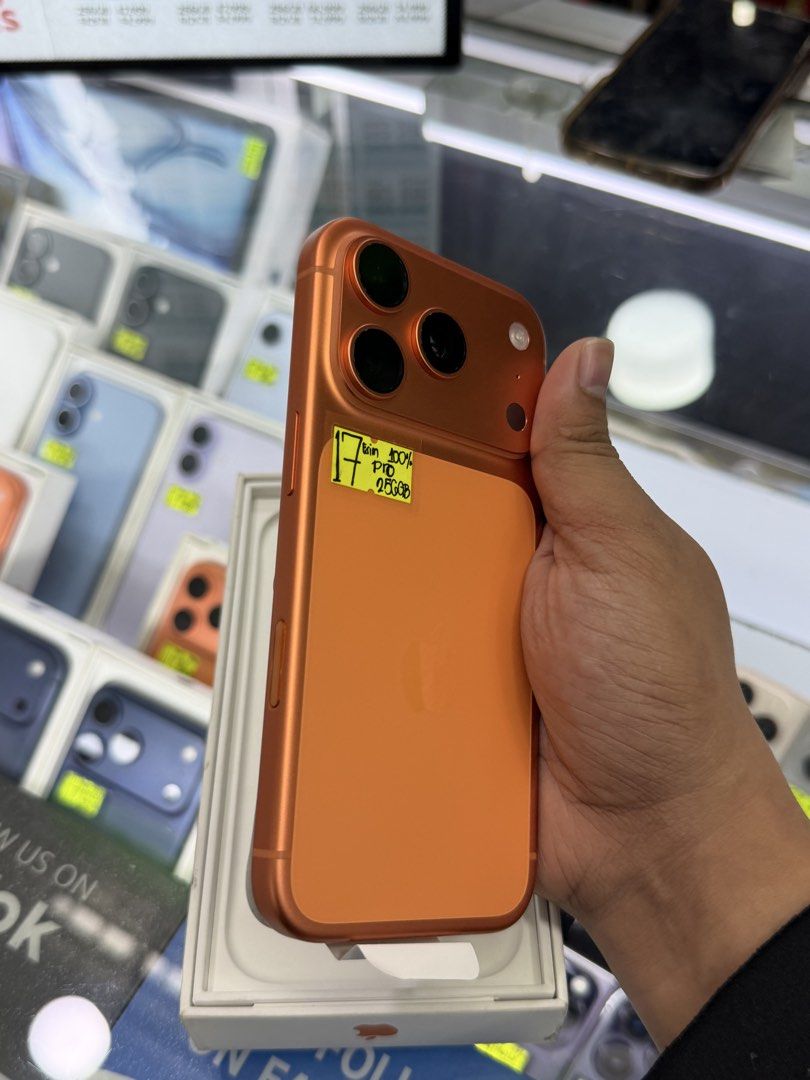 iPhone 17 Pro 256GB ESIM WITH BOX (Category: iPhone 17 Series) located in Manila. Submitted by ram-gadget-shop (Listing ID 1470167051, Image 3). Description: 📍 GREENHILLS SHOPPING CENTER 🔥 RUSH RUSH RUSH SALE! 🔥 📱 iPHONES & ANDROID PHONES FOR SALE & SWAPPING! ✨ ✅ Smooth & Fast Performance ✅ Slightly Used / Well-Maintained Units ✅ Reset to Factory Settings ✅ No Hidden Issues ✅ Free Unit Checking ✅ With Warranty 🎁 FREEBIES INCLUDED: ✅ Phone Ca