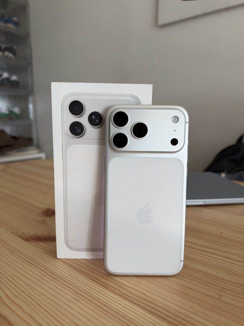 Iphone 17 Pro Max 512GB (Category: iPhone 17 Series) located in Makati City. Submitted by krasalan (Listing ID 1470211218, Image 1). Description: READ BEFORE SENDING A MESSAGE For sale only. No swaps. Price: 65K Firm (will not entertain swaps or last price inquiries Aesthetic Condition: 95% meron lang maliit na scratch sa plateau di ko alam san galing kasi never nabagsak baka sa susi nung nilagay sa bag. See photo for reference. Storage: 512GB Co