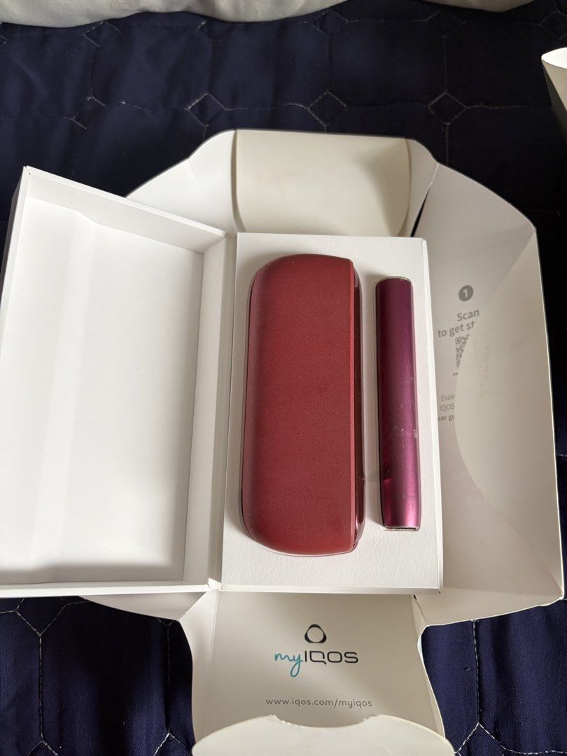 IQOS ILUMA Smartcore Induction System (Category: Health Monitors & Weighing Scales) located in Quezon City. Submitted by vjas11111 (Listing ID 1470168750, Image 2). Description: Device: IQOS ILUMA RED w box, case and charger x 1 - 1.5k IQOS ILUMA ONE PEBBLE GRAY w box no charger x1 - 700 Accessories: IQOS ring set - 250 Negotiable if take all.