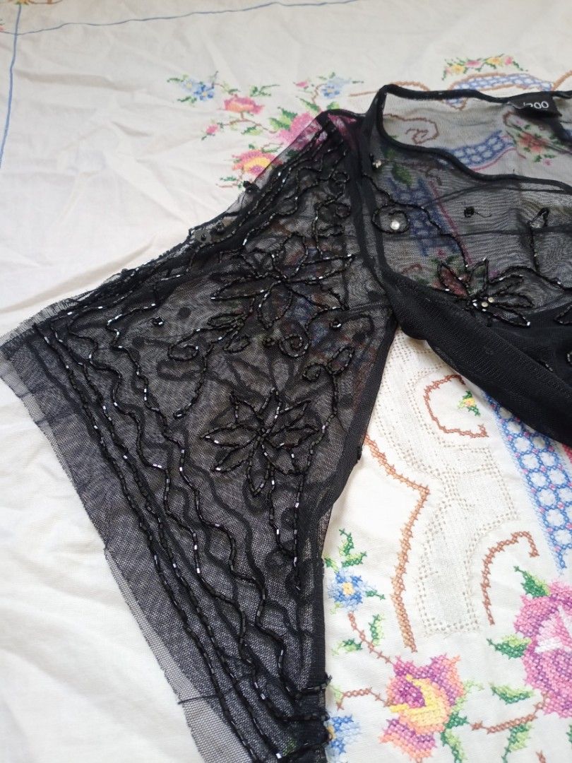 iROO beaded whimsygoth top (Category: Blouses) located in Binan City. Submitted by shayclothies_ (Listing ID 1470285220, Image 3). Description: 🍄 xxs - m 🍄 no issues/flaws 🍄 BEADED AND SEQUINS?!!! 🤗🤗 🍄 seller's fave ~ (IT'S SO PRETTYYYY ).