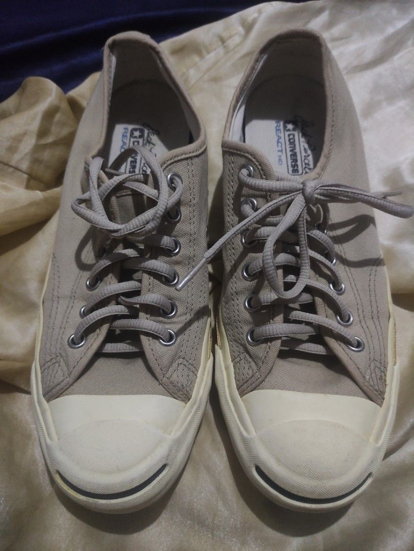 Jack Purcell React Beige |Converse (Category: Sneakers) located in Paranaque City. Submitted by cerisWorld (Listing ID 1470257084, Image 1). Description: Converse Sneakers Jack Purcell React Color Beige Good condition just needs cleaning Size: US 6.5.