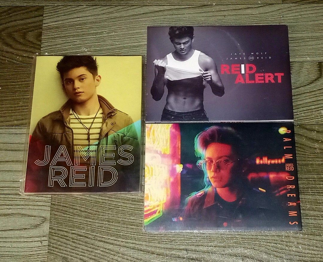 JAMES REID CD (Category: CDs & DVDs) located in Talavera. Submitted by thalifan46 (Listing ID 1470253154, Image 1). Description: JAMES REID CD 350 - JAMES REID (MINT) 350 - REID ALERT (SEALED) 350 - PALM DREAM (SEALED) NOTE : WAG NA LANG MAG MESSAGE KUNG HINDI NAMAN INTERESADO SA ITEM AT HANAP LANG AY KAKWENTUHAN.. WHAT YOU SEE IS WHAT YOU GET 100% ORIGINAL AUTHENTIC.. MOP : GCASH OR PALAWAN.. COURIER :LBC, JRS, J&T.. STRICTLY NO COD‼️.