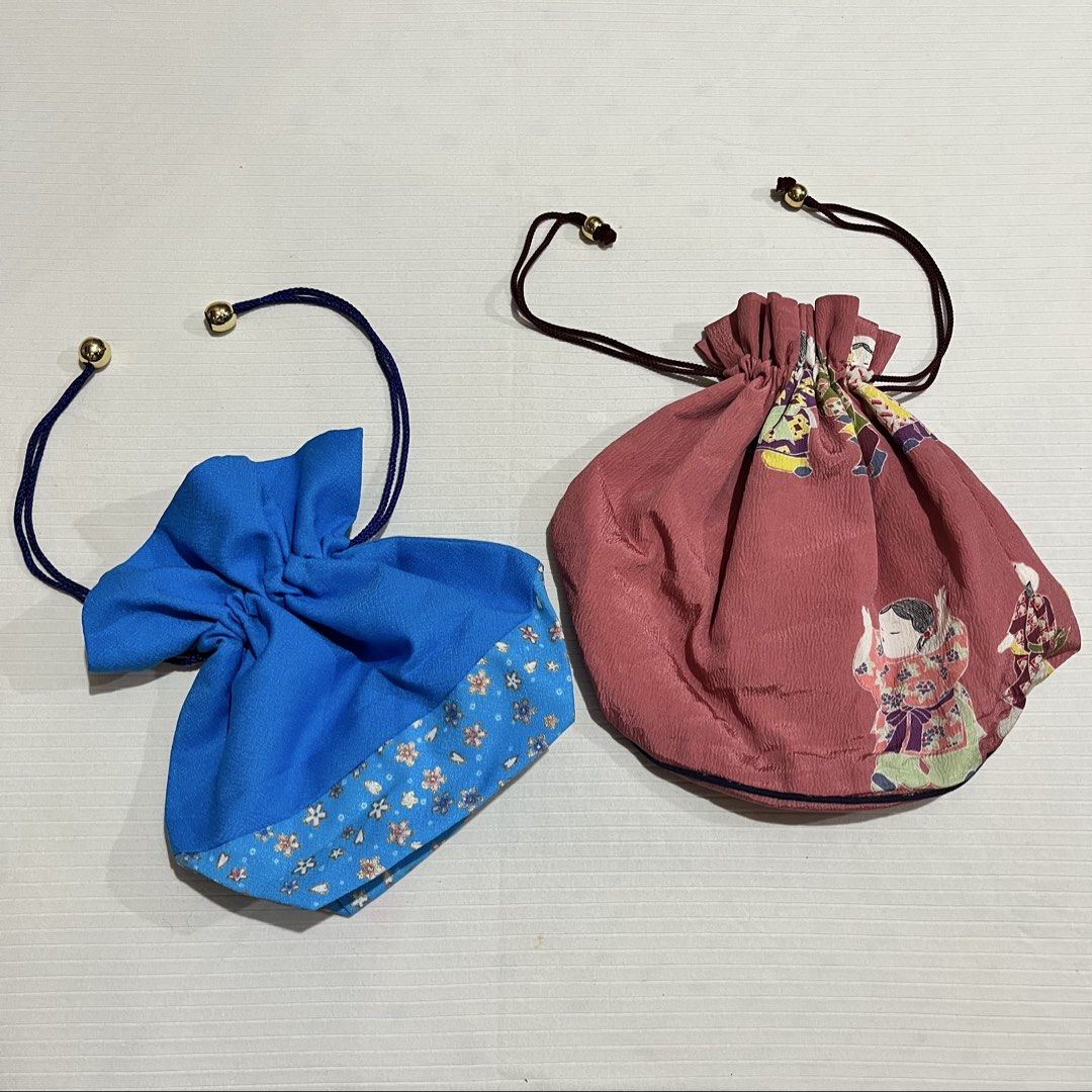 JAPAN BUNDLE — Japanese Drawstring Pouches (Category: Purses & Pouches) located in Mangaldan. Submitted by janzyvi (Listing ID 1470230150, Image 1). Description: .