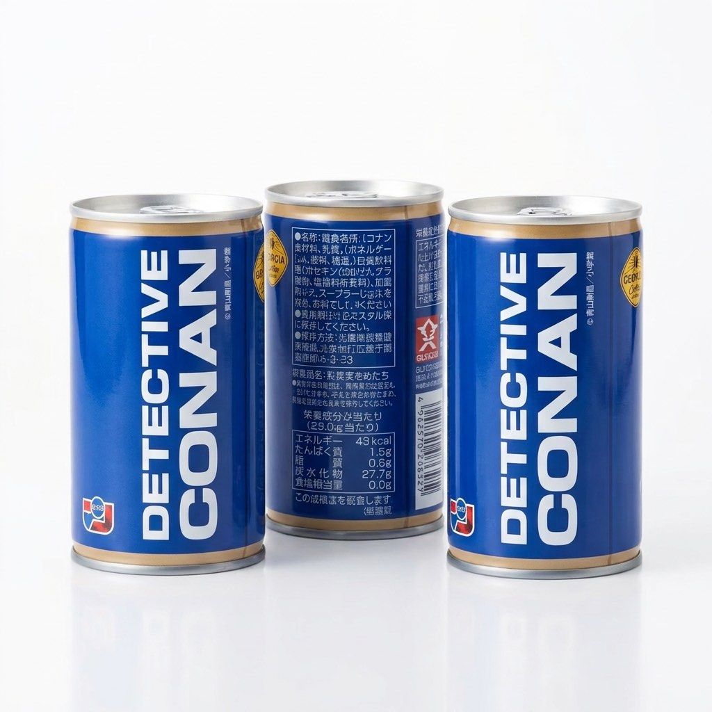 JAPAN BUNDLE Detective Conan Can Case | 3 Pieces (Category: Character Goods) located in Mangaldan. Submitted by janzyvi (Listing ID 1470220666, Image 3). Description: Product Details • Type: Faux/Fake Can Case / Multi-case / Storage container • Collaboration: Georgia Coffee × Detective Conan (Non-for-sale promotional item / purchase bonus from Coca-Cola Japan) • Characters: Conan Edogawa and Toru Amuro (Rei Furuya) • Use: Small trinket container,
