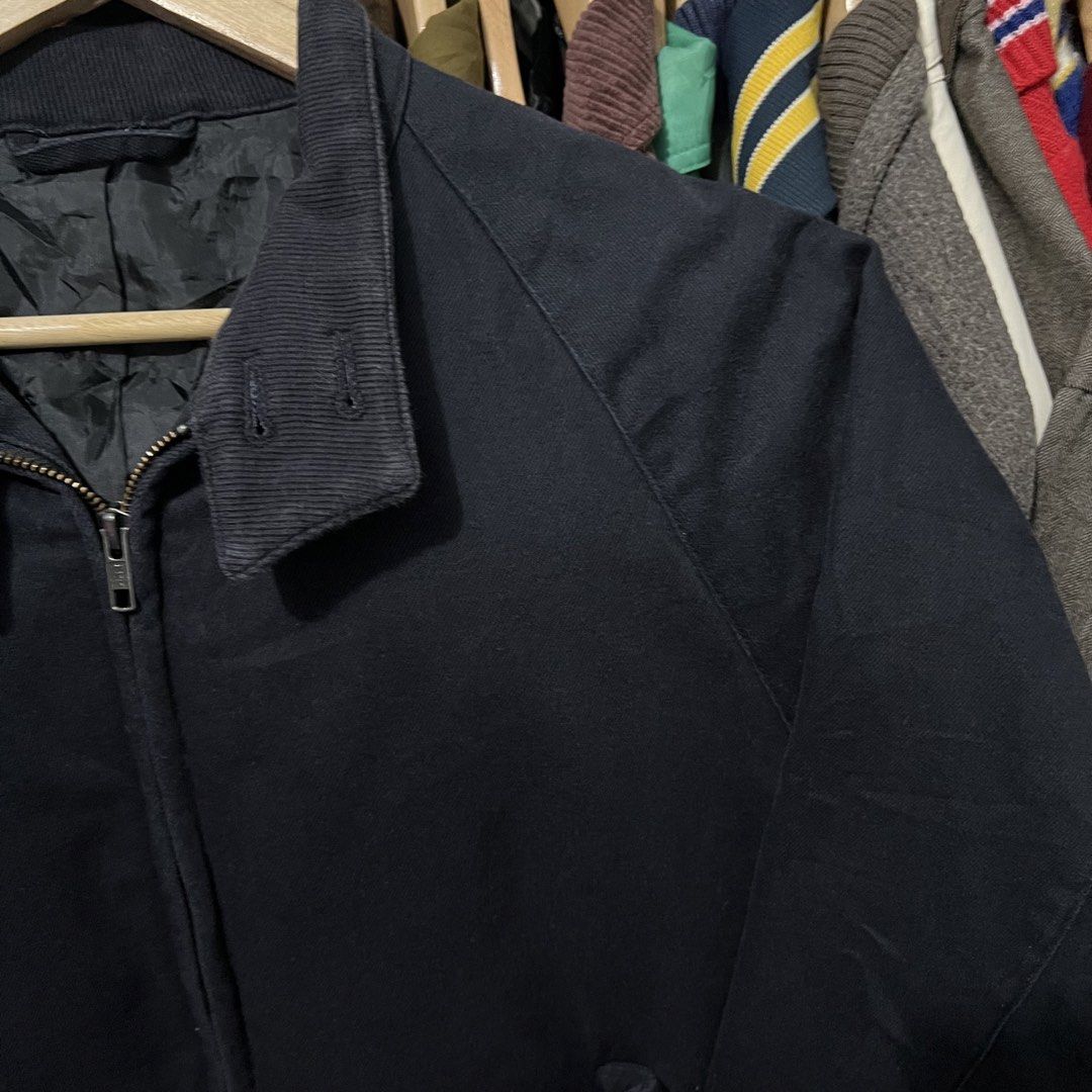 Java canvas Harrington type jacket (Category: Coats, Jackets and Outerwear) located in Baguio. Submitted by itsvintageclothing (Listing ID 1470267720, Image 2). Description: Length 25 Pit to pit 25.