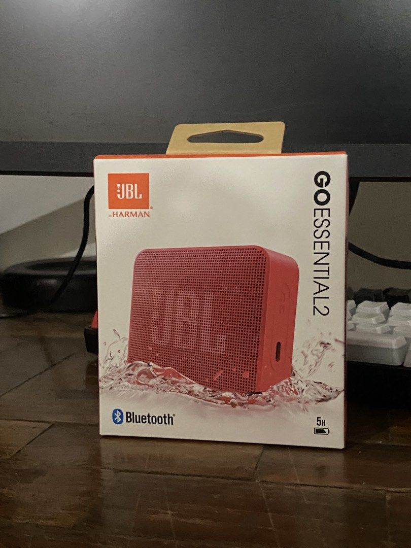 JBL Go Essential 2 (Category: Soundbars, Speakers & Amplifiers) located in Marikina City. Submitted by rebootedbyguel (Listing ID 1470337371, Image 1). Description: Brand New. I got this October 24, 2026. RFS: I got this sa raffle sa Company, I already have speakers..