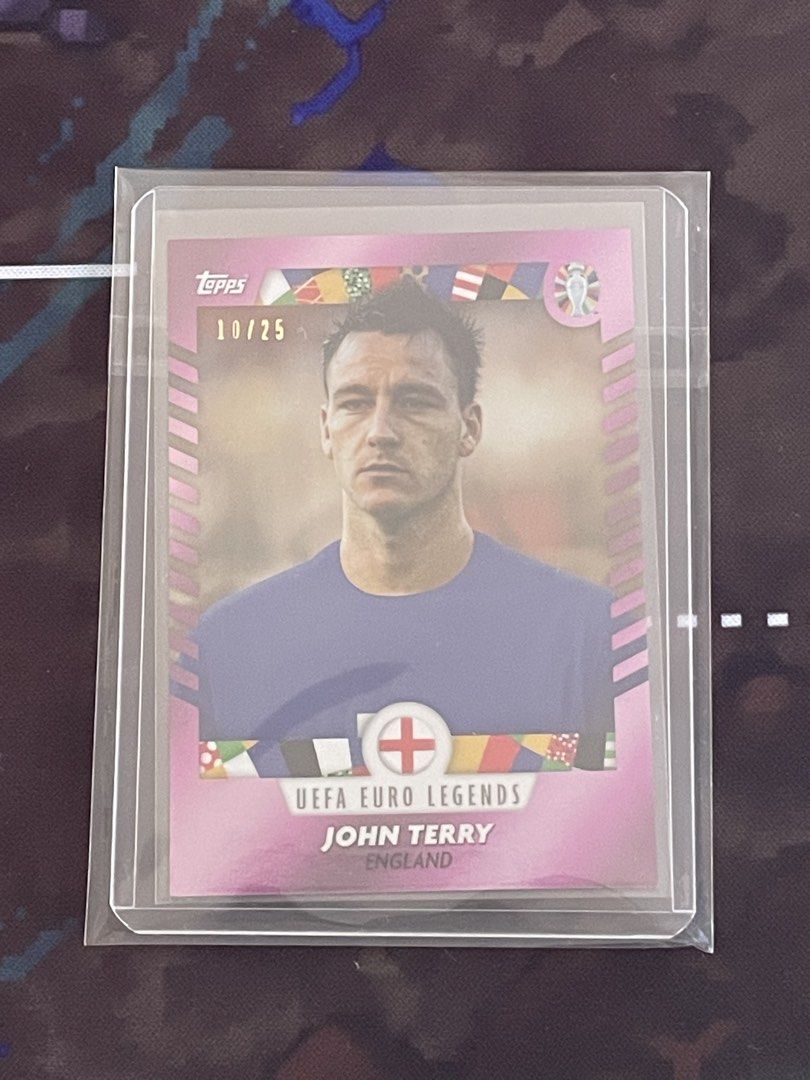 John Terry Euro Legends /25 SP Parallel (Category: Raw Singles) located in Muntinlupa City. Submitted by shiganshina_collectibles (Listing ID 1470194753, Image 1). Description: Loc: Quezon city MoP: GCash or Maya MoD MoD: LBC or Lalamove.